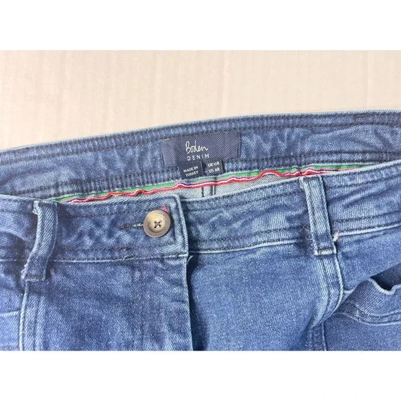 Boden Slim Jeans Cargo Pockets Jegging 8R Blue Denim - Picture 3 of 10